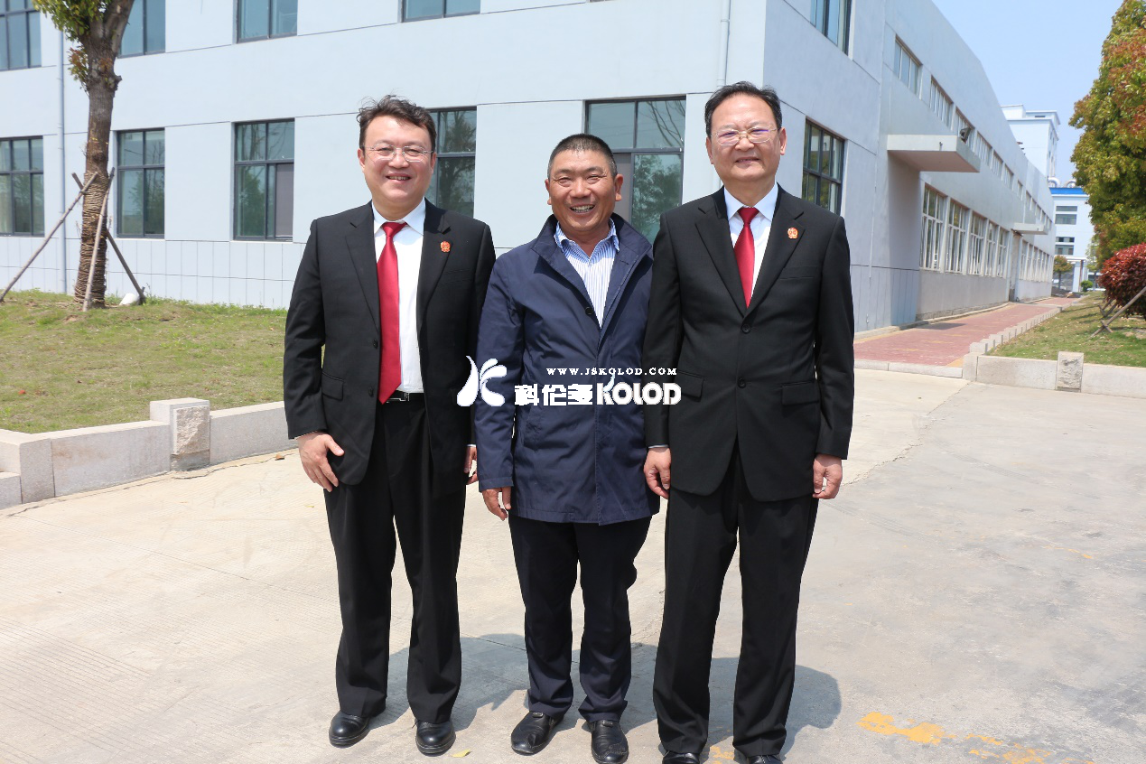 連云港市中級人民法院副院長(cháng)唐濤蒞臨江蘇科倫多參觀(guān)調研