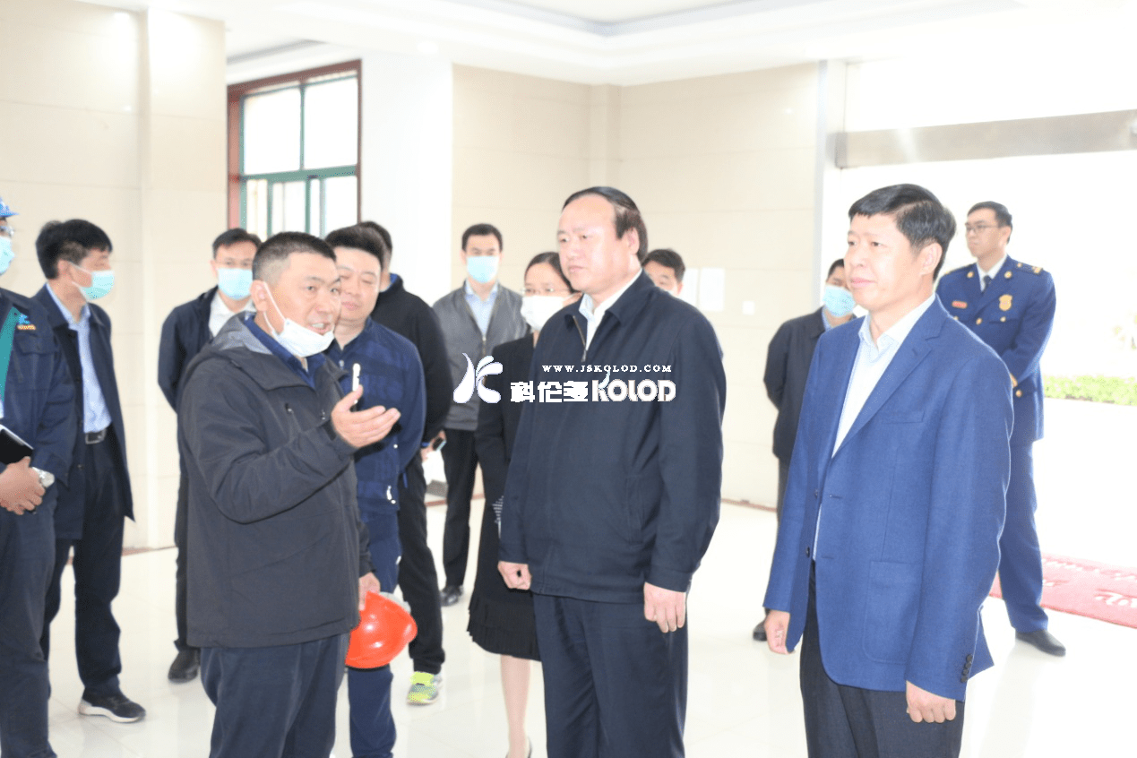 連云港市副市長(cháng)徐家保蒞臨江蘇科倫多檢查指導工作